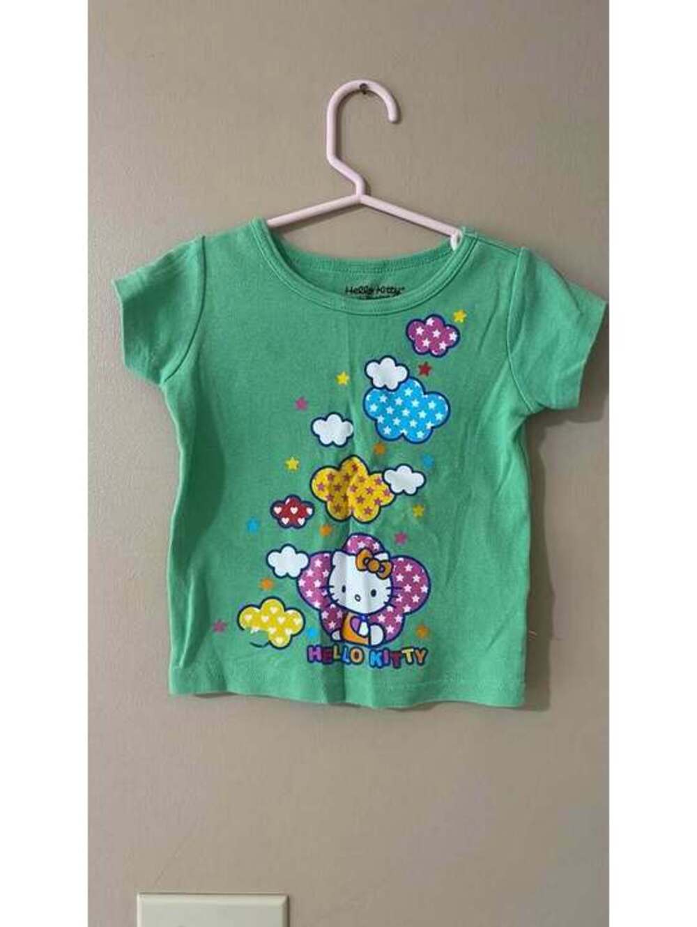 Hello Kitty Girls 3T Green Graphic T-Shirt